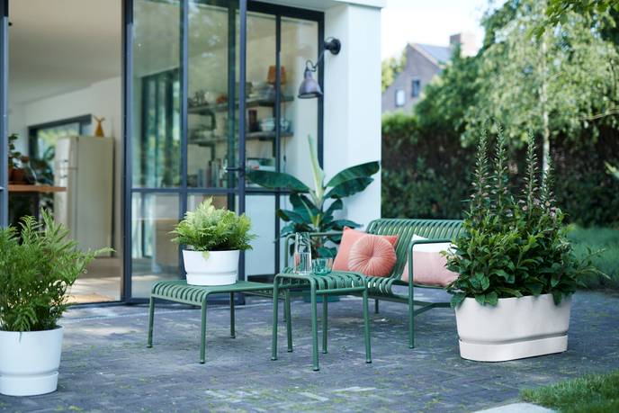 greenville rond 40cm blanc